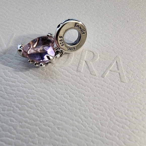 Pandora Pink Family Tree & Heart Dangle Charm - Picture 9 of 9